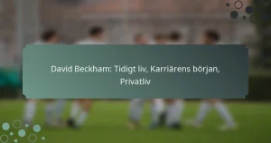 David Beckham: Tidigt liv, Karriärens början, Privatliv